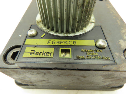 Parker FG3PKCG Hydraulic Flow Control Valve Base Mount 3/4 JIC