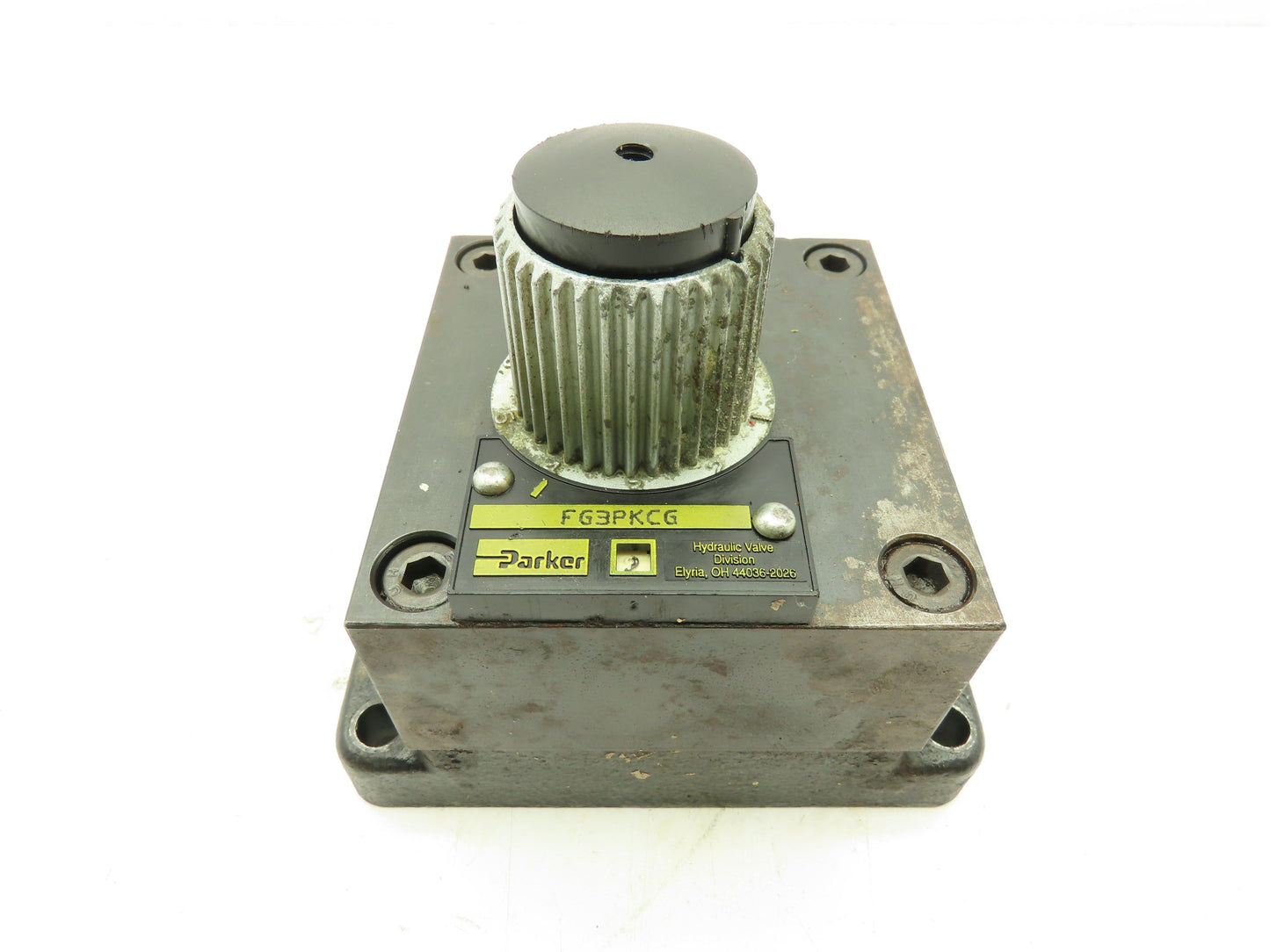 Parker FG3PKCG Hydraulic Flow Control Valve Base Mount 3/4 JIC