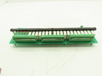 Crouzet Gordos PB-24SM-B Digital I/O Relay Module 24-Slot Rack Board 57-278/K