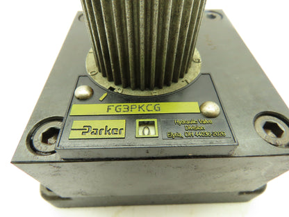 Parker FG3PKCG Hydraulic Flow Control Valve Base Mount 3/4 JIC