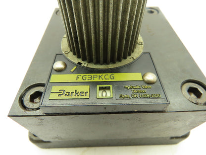 Parker FG3PKCG Hydraulic Flow Control Valve Base Mount 3/4 JIC