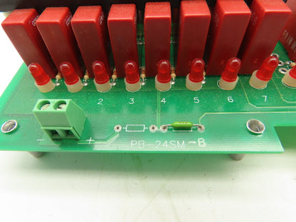 PB-24SM-B Crouzet Digital I/O Relay Module 24-Slot Board  57-278/K