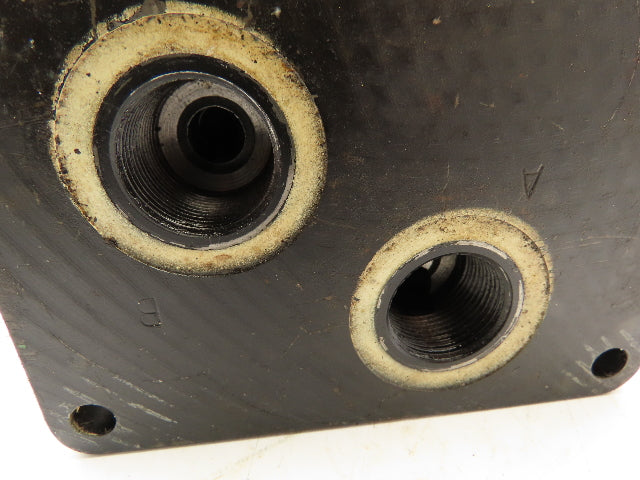 Parker FG3PKCAB Hydraulic Flow Control Valve Base Mount 3/4 JIC