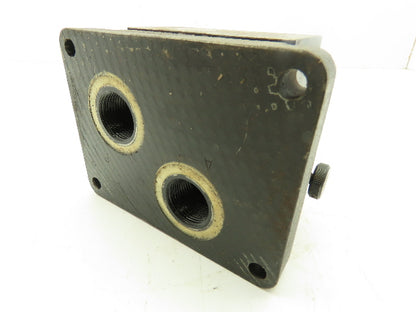 Parker FG3PKCAB Hydraulic Flow Control Valve Base Mount 3/4 JIC