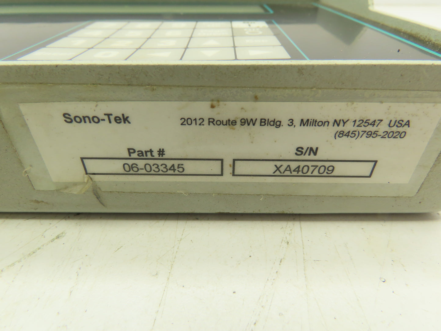 Sono-Tek 06-03345 Keypad Display Controller