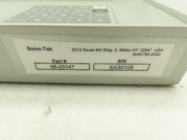 Sono-Tek SonoFlux 9500 Keypad Display Controller 06-03147