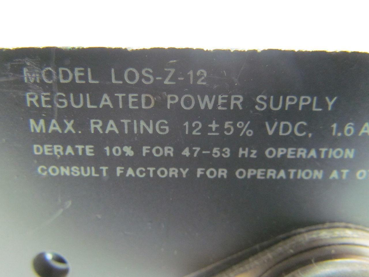 Lambda Los-z-12 Regulated power Supply 12V 1.6A DC VDC