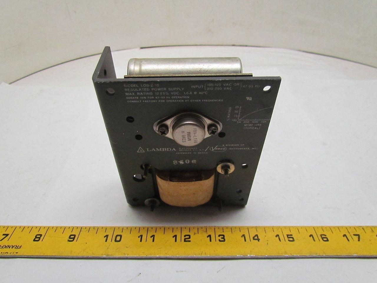 Lambda Los-z-12 Regulated power Supply 12V 1.6A DC VDC