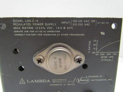 Lambda Los-z-12 Regulated power Supply 12V 1.6A DC VDC