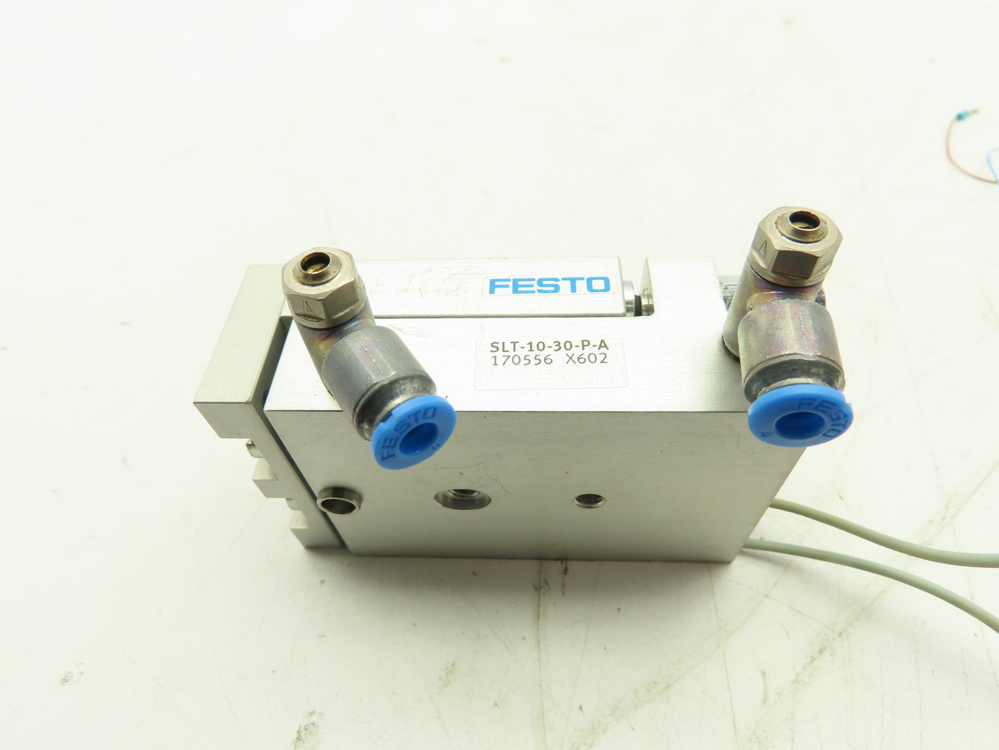 FESTO SLT-10-30-P-A Pneumatic Mini Slide Guide Cylinder 10mm Piston 30mm Stroke
