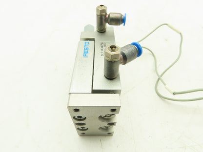 FESTO SLT-10-30-P-A Pneumatic Mini Slide Guide Cylinder 10mm Piston 30mm Stroke