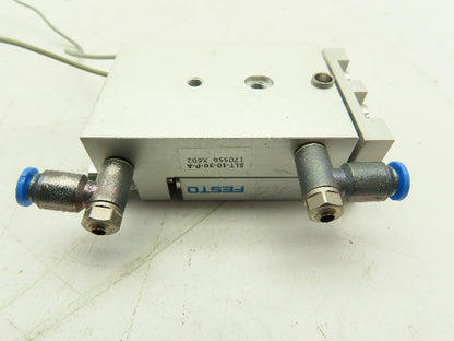 FESTO SLT-10-30-P-A Pneumatic Mini Slide Guide Cylinder 10mm Piston 30mm Stroke