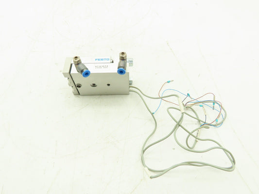 FESTO SLT-10-30-P-A Pneumatic Mini Slide Guide Cylinder 10mm Piston 30mm Stroke