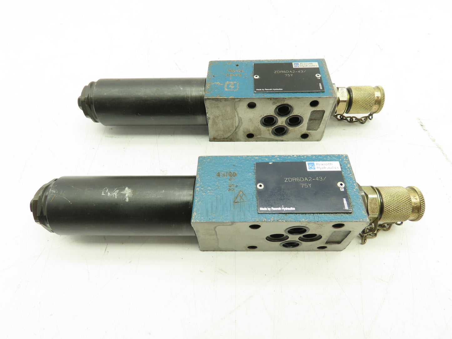 Rexroth ZDR6DA2-43/75Y Hydraulic Pressure Reducing Valve Lot Of 2