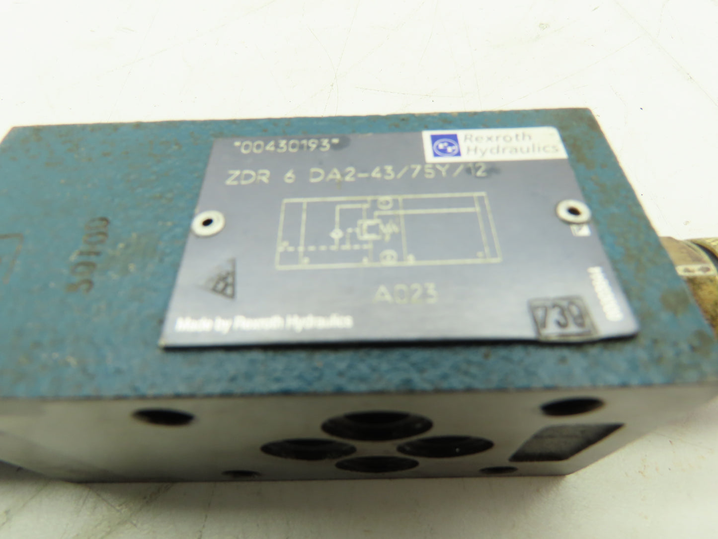 Rexroth ZDR 6 DA2-43/75Y/12 Hydraulic Pressure Reducing Valve