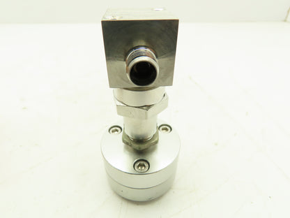 Parker 4A-P4K-11AC-SS Stainless Pneumatic Bellows Shut-Off Valve NC 1/4" Ports