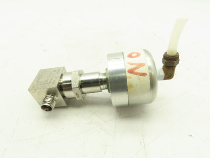 Parker 4Z A-P4K-11AO-SS Stainless Pneumatic Bellows Shut-Off Valve NO 1/4" Ports