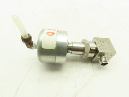 Parker 4Z A-P4K-11AO-SS Stainless Pneumatic Bellows Shut-Off Valve NO 1/4" Ports