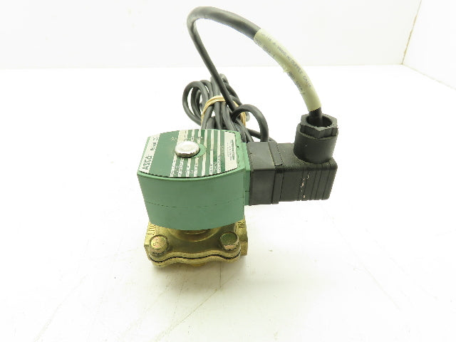ASCO SC8210G94  2-Way Brass Solenoid Valve NC 120V 150 PSI 1/2" NPT