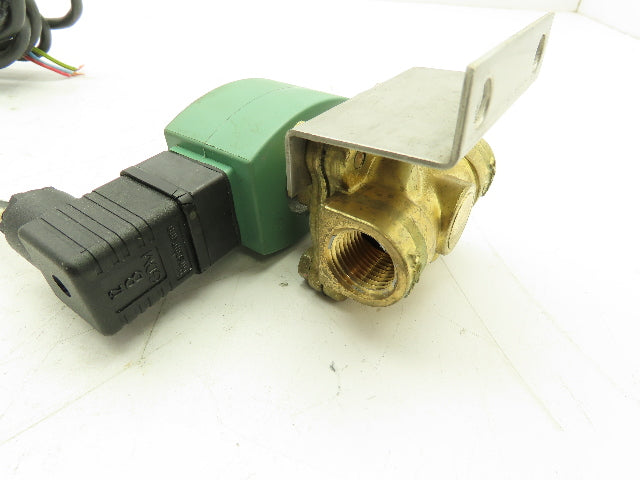 ASCO SC8210G94  2-Way Brass Solenoid Valve NC 120V 150 PSI 1/2" NPT