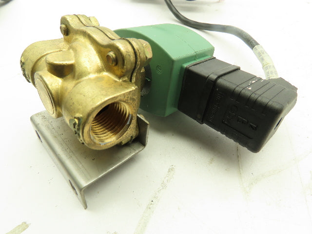 ASCO SC8210G94  2-Way Brass Solenoid Valve NC 120V 150 PSI 1/2" NPT