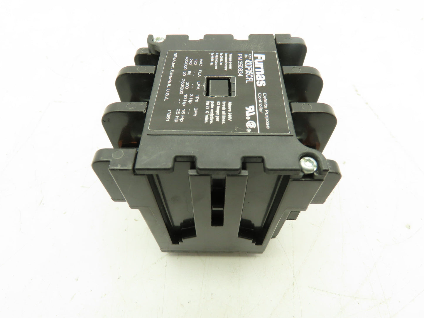 Furnas 42DF35CFL Contactor 3-Pole 63A 120V Coil