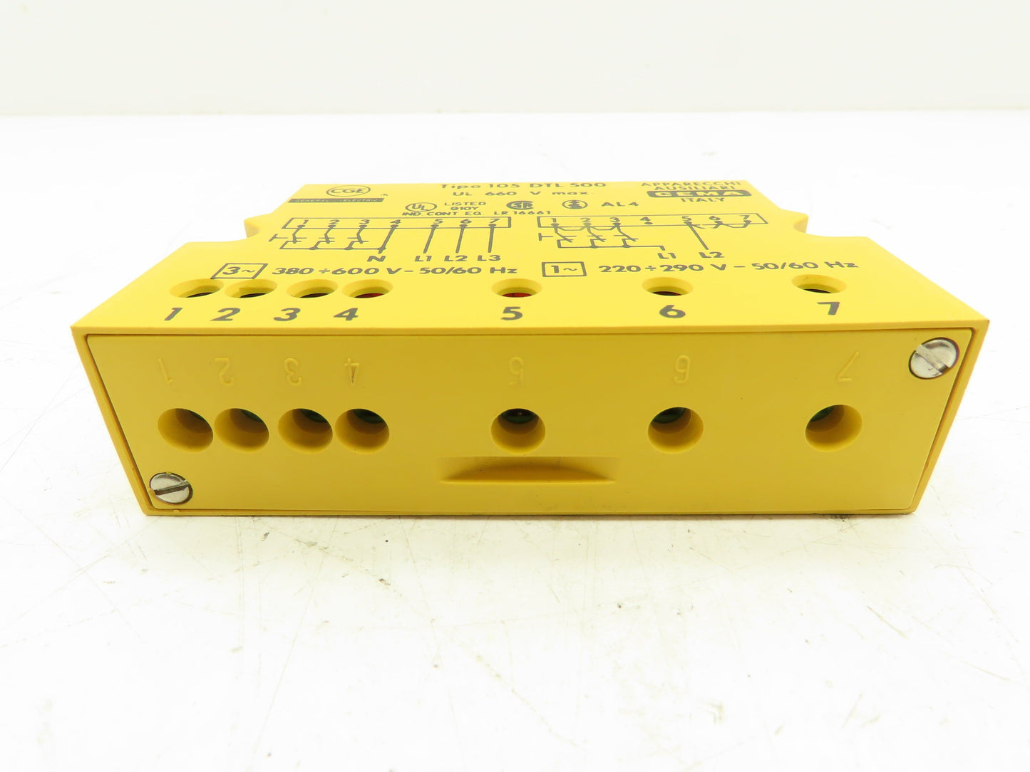 Tipo 105DTL500 RED Flashing Signaling Power Supply Alarm Module 3-Phase 660V