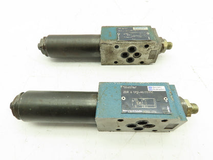 Rexroth ZDR 6 DP2-43/75YM Hydraulic Pressure Reducing Valve Lot of 2