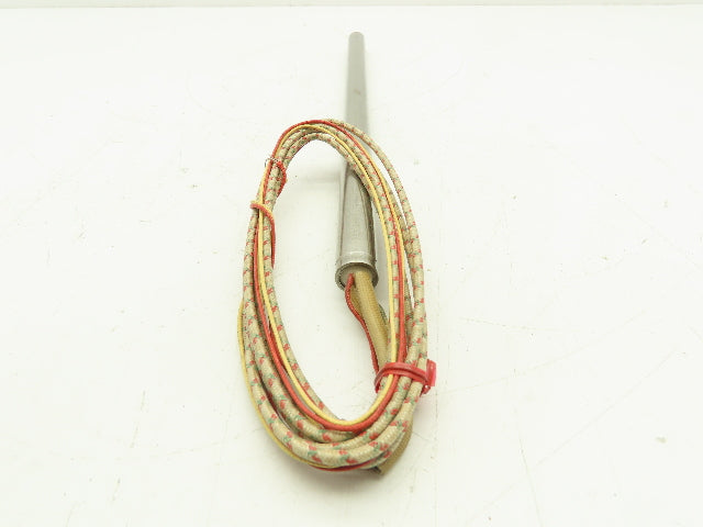 DME HCTC-05-12 Firerod Stainless Thermocouple Tube Heater 240V 1570W 12"