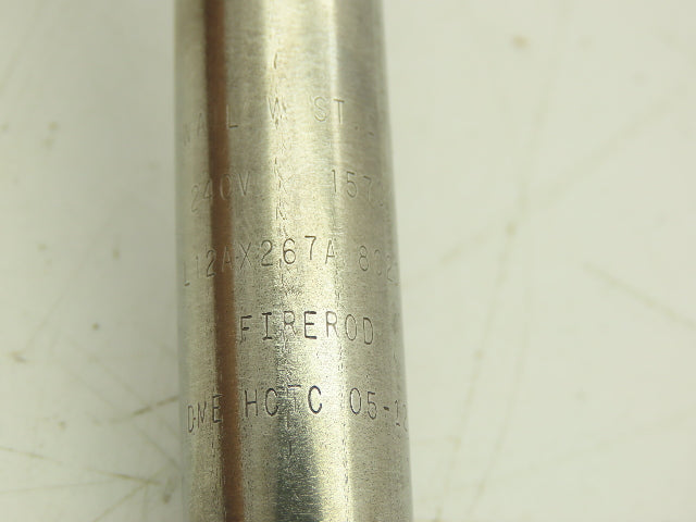 DME HCTC-05-12 Firerod Stainless Thermocouple Tube Heater 240V 1570W 12"