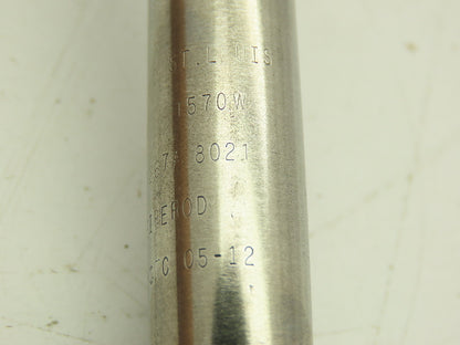 DME HCTC-05-12 Firerod Stainless Thermocouple Tube Heater 240V 1570W 12"