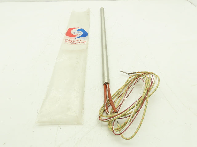 HCTC 05-16 DME Firerod Stainless Thermocouple Tube Heater 240V 2110W 16"