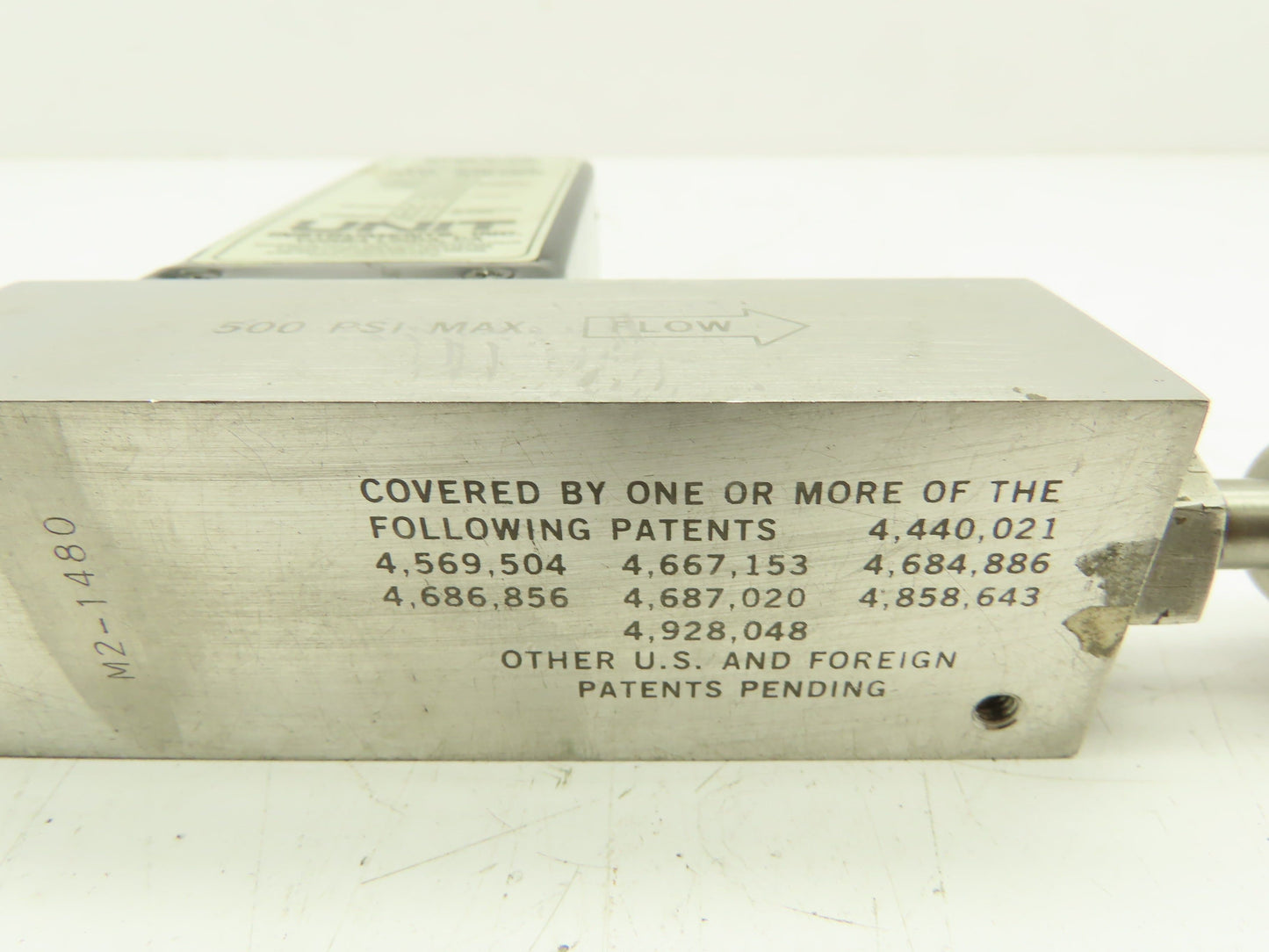 Unit UTM-2020 Mass Flow Controller N2 Gas 20 SLPM Card Edge 500 PSI
