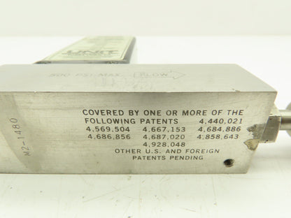 Unit UTM-2020 Mass Flow Controller N2 Gas 20 SLPM Card Edge 500 PSI