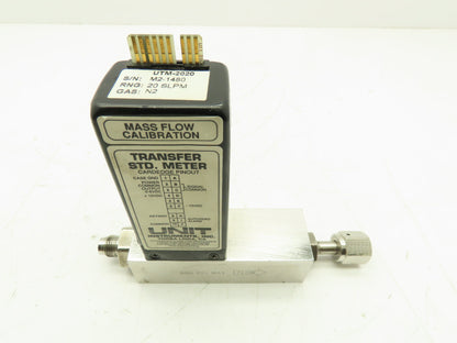 Unit UTM-2020 Mass Flow Controller N2 Gas 20 SLPM Card Edge 500 PSI