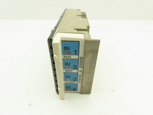 Gould Modicon B553 Input Module 10-48V DC Plug-In