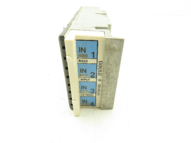 Gould Modicon B553 Input Module 10-48V DC Plug-In  LOT OF 2