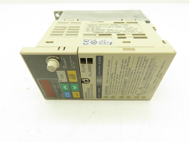 Omron 3G3MV-C2004 SYSDRIVE Inverter Variable Frequency AC Drive 230V 3Ph 0.2kW