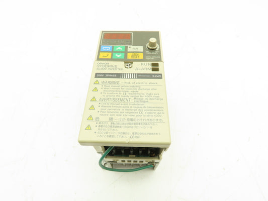 Omron 3G3MV-C2004 SYSDRIVE Inverter Variable Frequency AC Drive 230V 3Ph 0.2kW