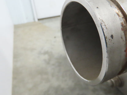 In-Line Multi-Stage Stainless Turbine Torpedo Pump 3" Inlet 40Hp 125GPM 15' Pipe