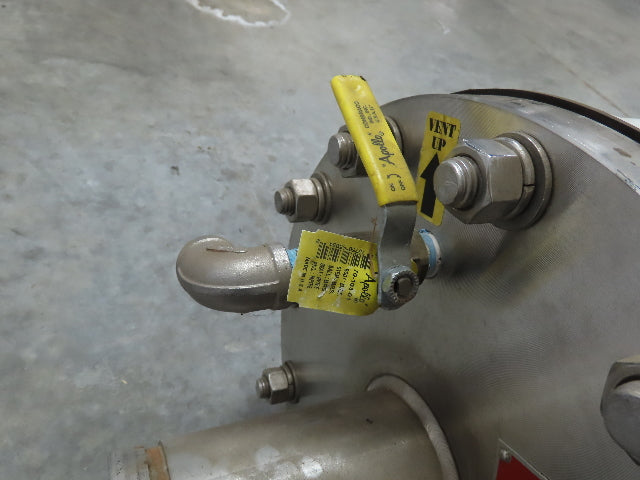 In-Line Multi-Stage Stainless Turbine Torpedo Pump 3" Inlet 40Hp 125GPM 15' Pipe