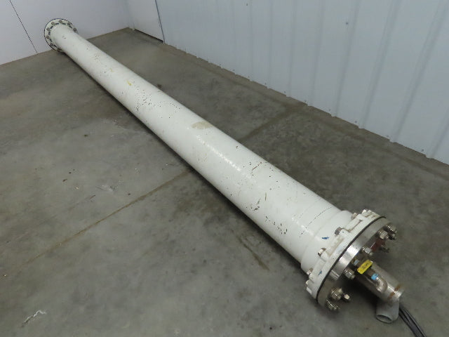 In-Line Multi-Stage Stainless Turbine Torpedo Pump 3" Inlet 40Hp 125GPM 15' Pipe