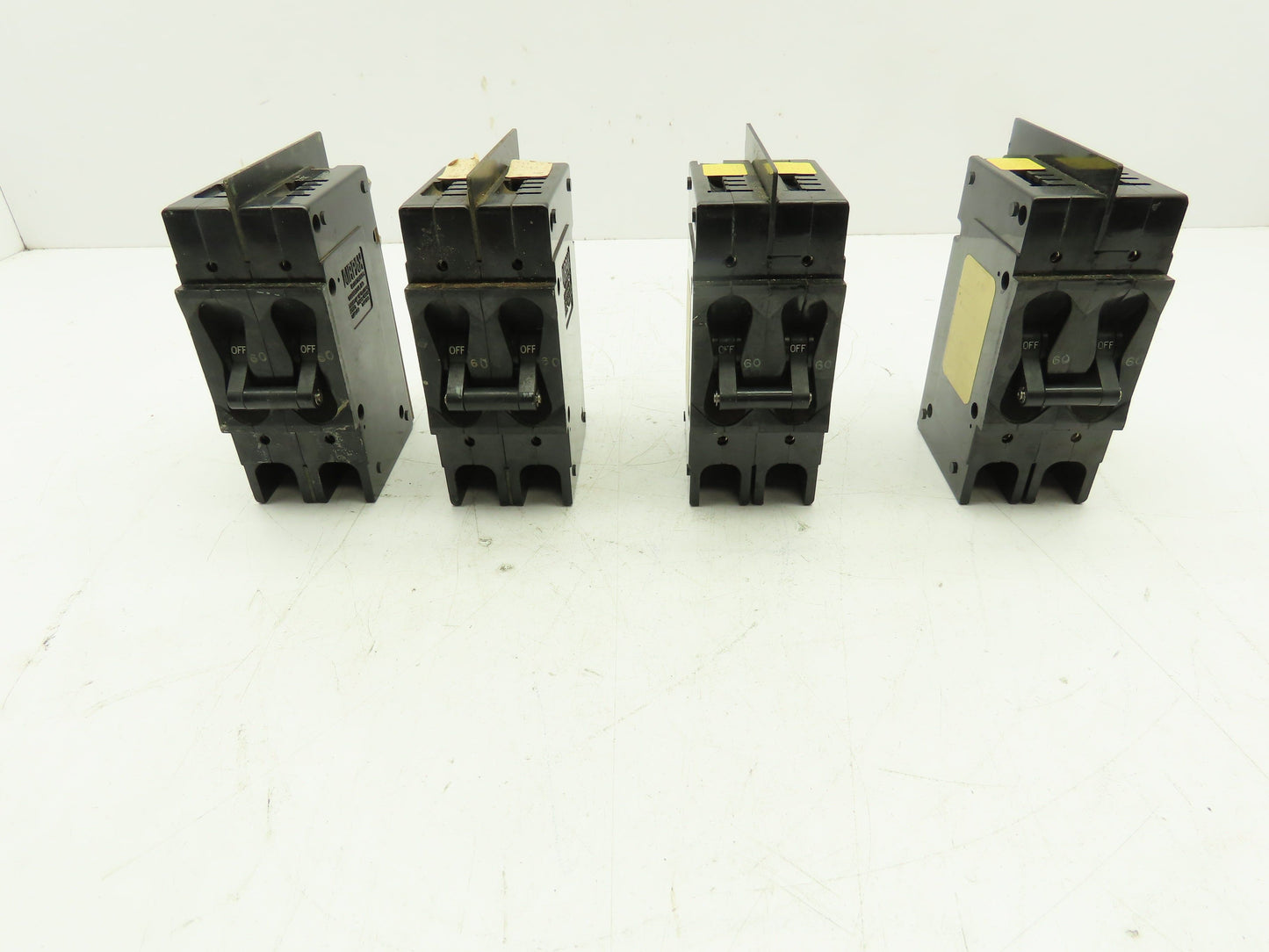 Airpax 219-2-3191-14 Circuit Breaker 2-Pole 60A Stud Terminal 60 Amp LOT OF 4