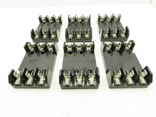 USO H60030 Fuse Holder 3-Pole Fuse Block 30A Class H 30 Amp 600V  LOT OF 6