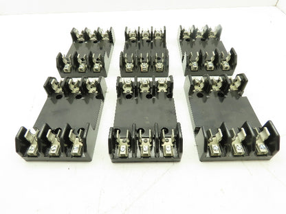 USO H60030 Fuse Holder 3-Pole Fuse Block 30A Class H 30 Amp 600V  LOT OF 6