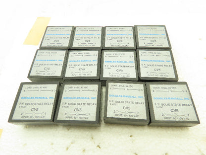 Douglas Randall CV5 Solid State Relay 5-Pin 5VDC 90-130 VAC  LOT OF 12