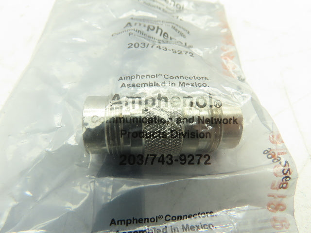 Amphenol 82-5588 Coaxial Connector Twinax Jack to Jack Adapter Lot of 10