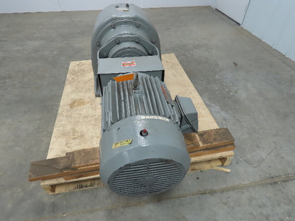 Reliance Motor Inline Gearbox Speed Reducer 15Hp 31.39:1 56RPM 230/460V 3Ph