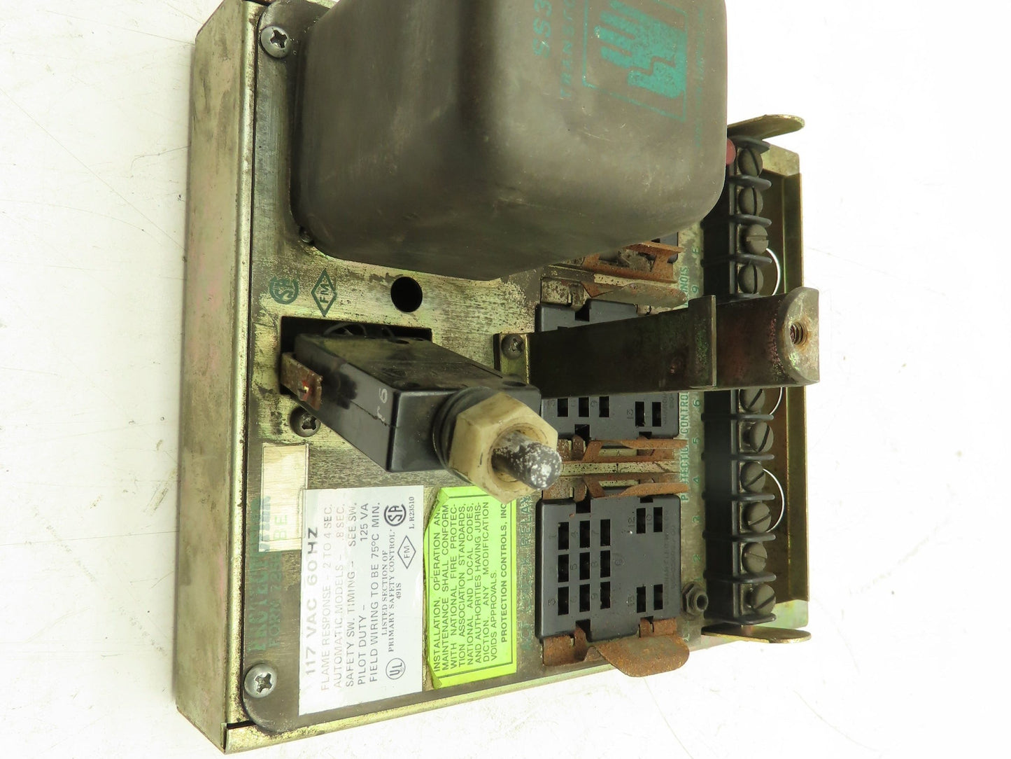 Protection Controls SS3CP Form 7256 Protectofier ACF 3-Relay Board 117 VAC