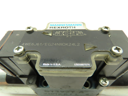 Rexroth 4WE6J61/EG24N9DK24L2 Hydraulic Directional Solenoid Valve 24VDC